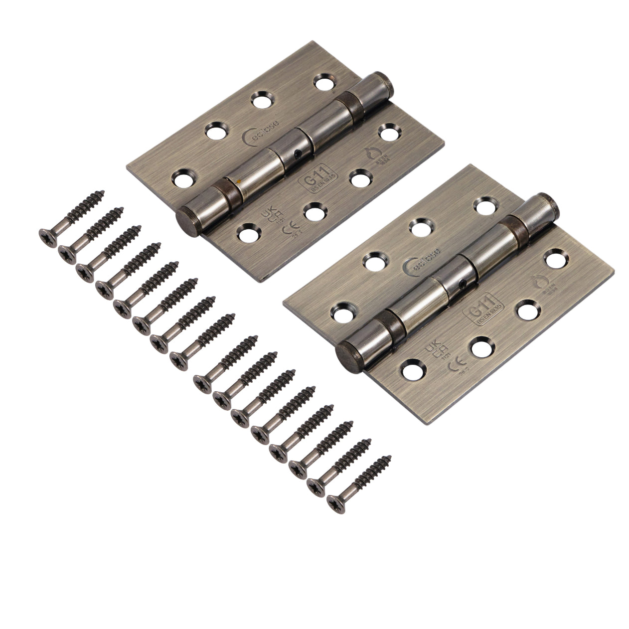 Frisco 102x76x2.7mm Ant Bronze Ball Bearing Hinge Grade 11