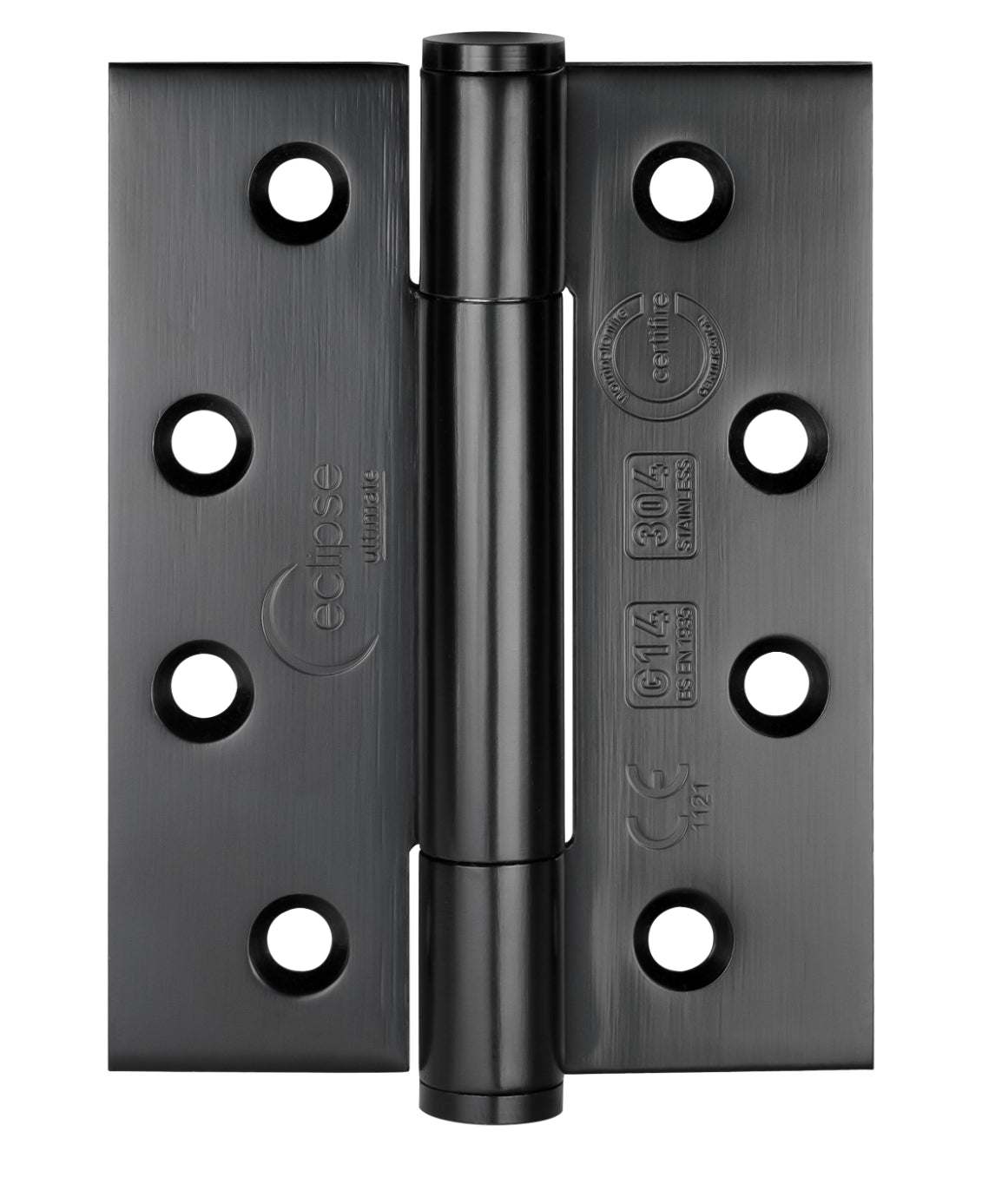 Frisco 102x76x3mm BLK Concealed Bearing Hinge G14 SS304