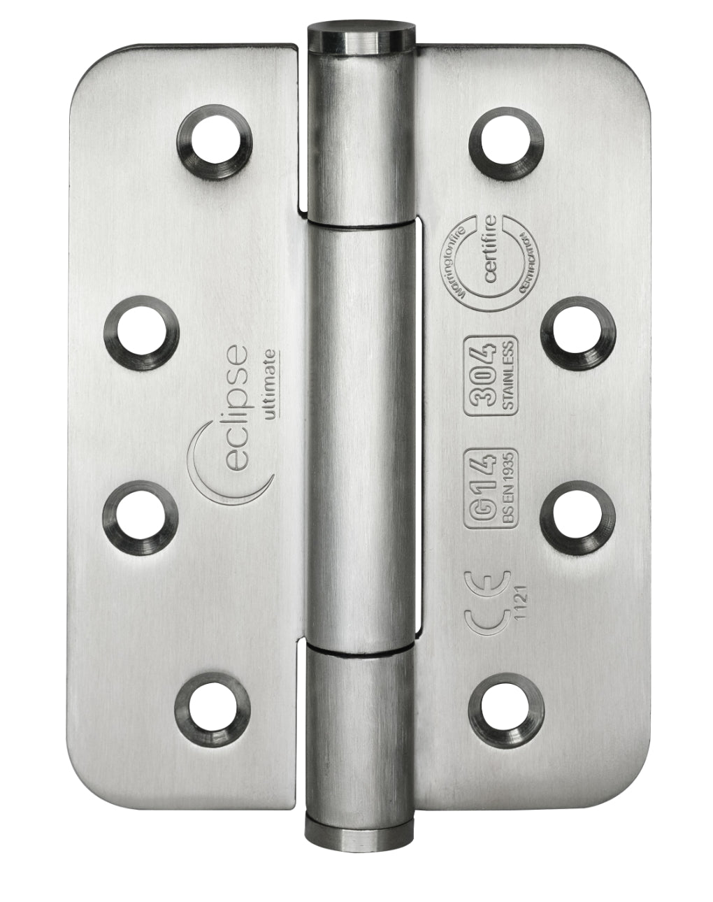 Frisco 102x76x3mm SSS Concealed Bearing Hinge Radius G14 SS304