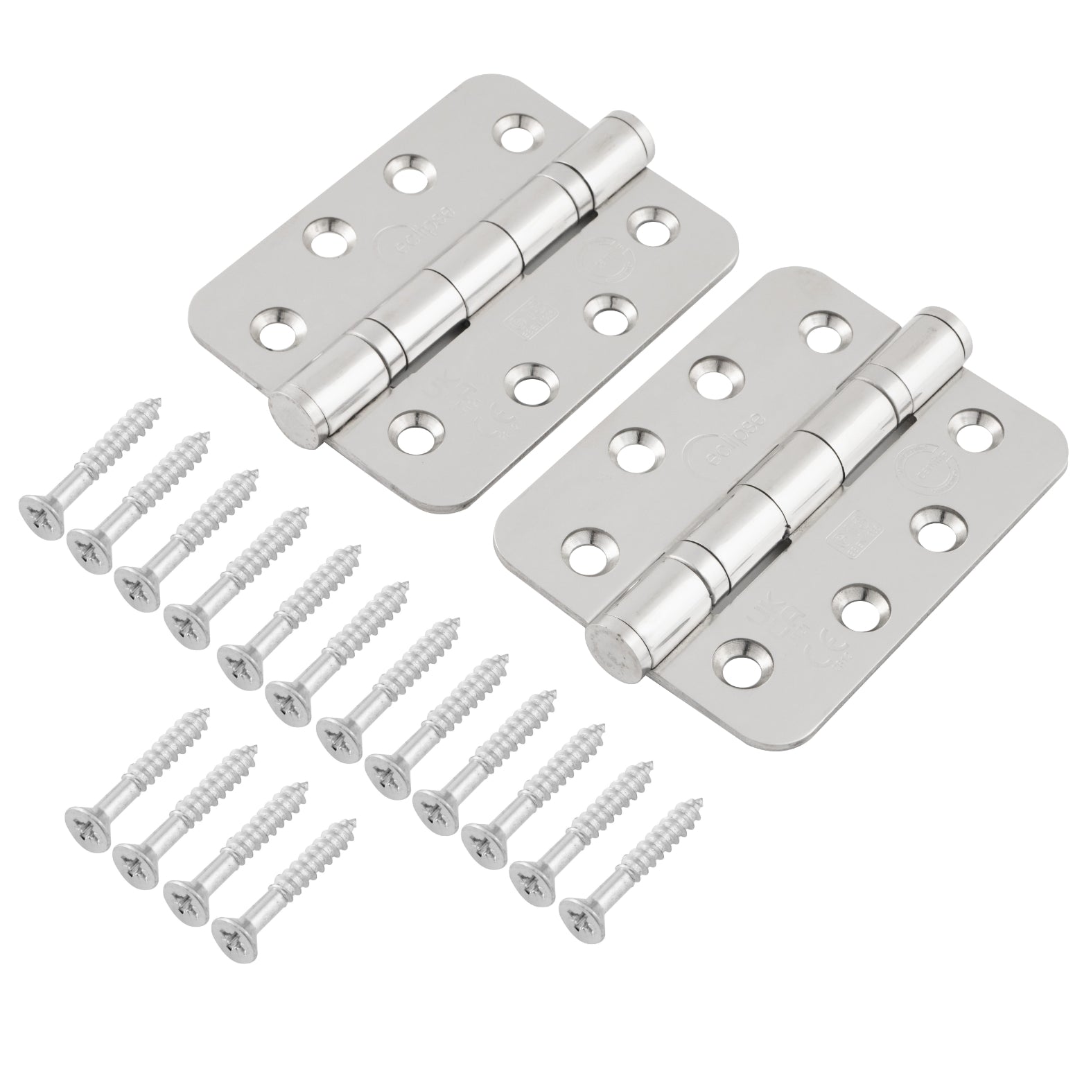 Frisco 102x76x3mm PSS Ball Bearing Radius Corner Hinge Grade 13
