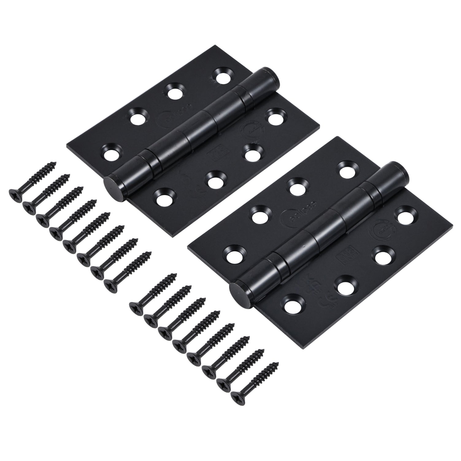 Frisco 102x76x3mm Matt Black Ball bearing hinge G13