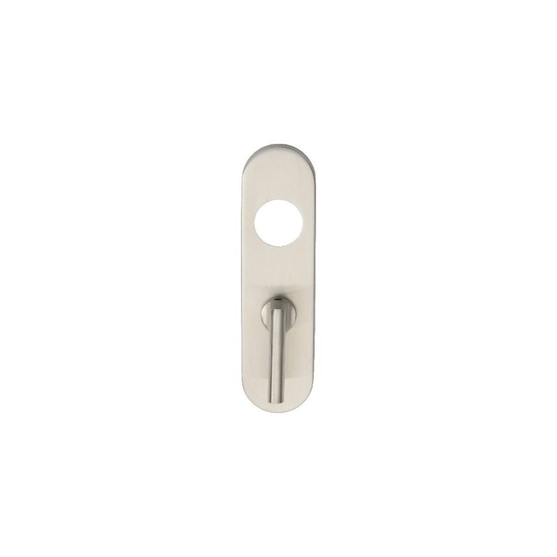 Carlisle Brass 170 X 45 X 8Mm Steelworx Radius Backplates - Bathroom (57Mm C/C) + Large Turn & Release