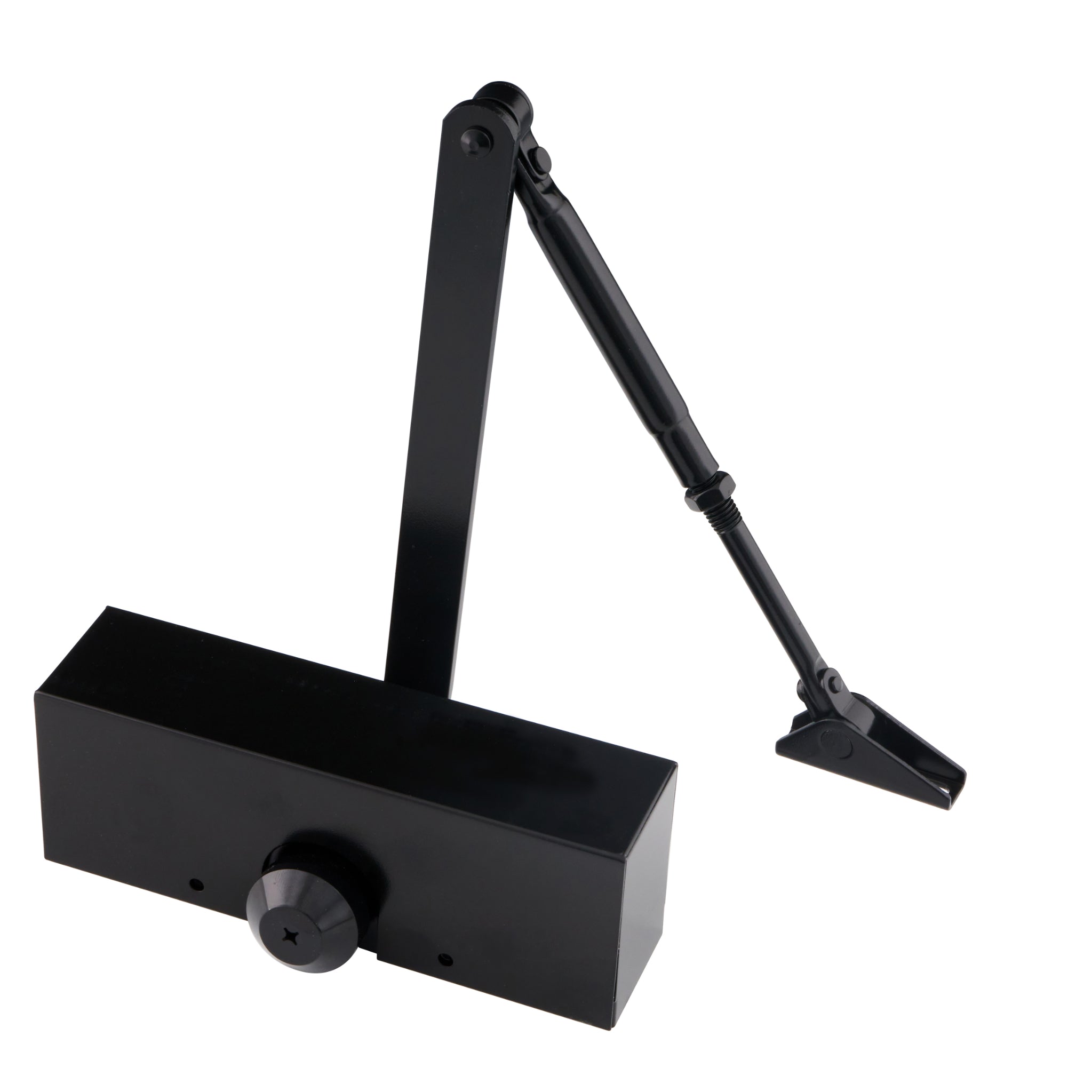 Frisco 73 Series Door Closer BLK Sq Cover & Arm Size 3