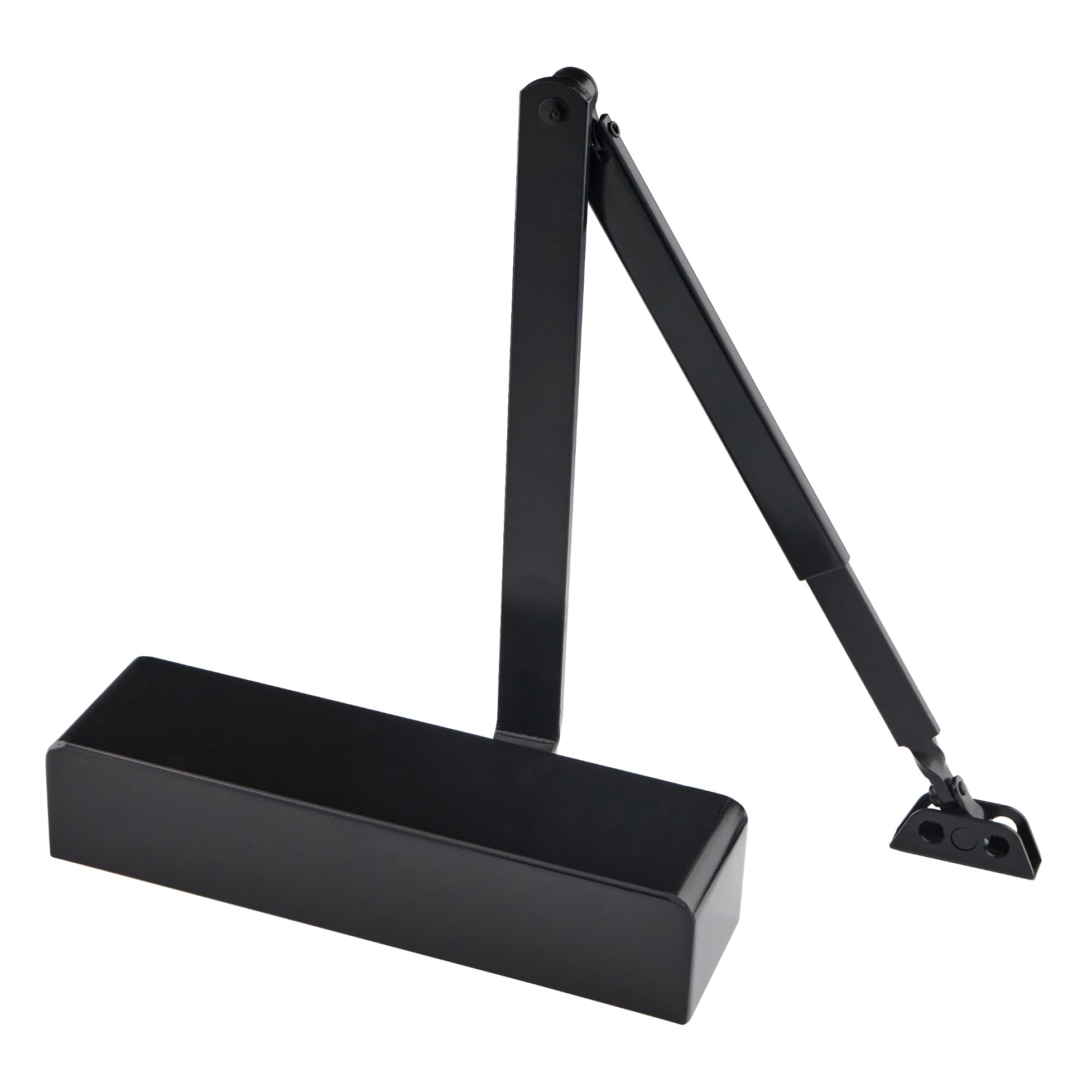 Frisco 93 Series Door Closer BLK Radius Cover & Arm Size 2-4
