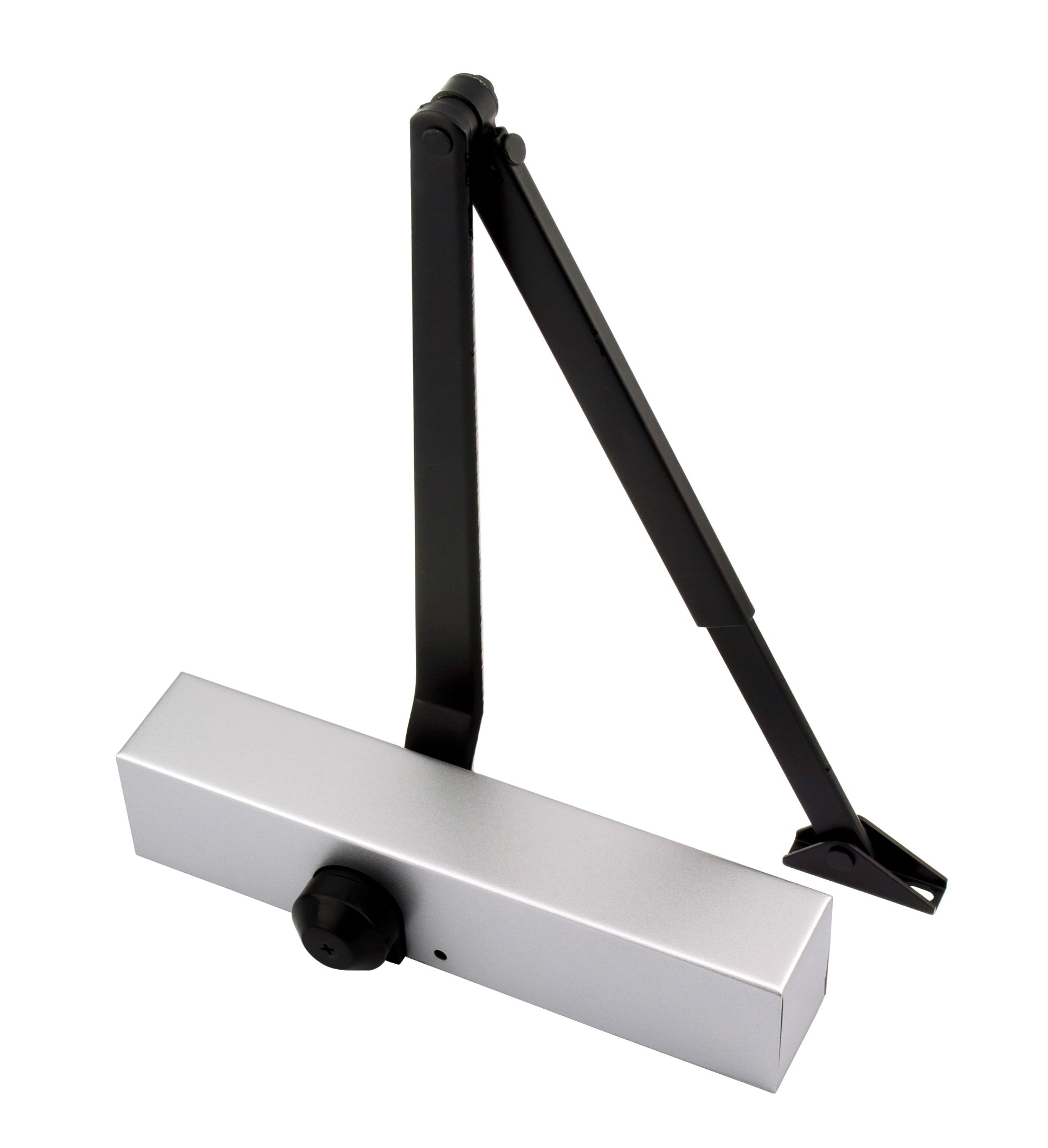 Frisco 93 Series Door Closer & SLV Sq Cover (Black Arm) Size 2-4