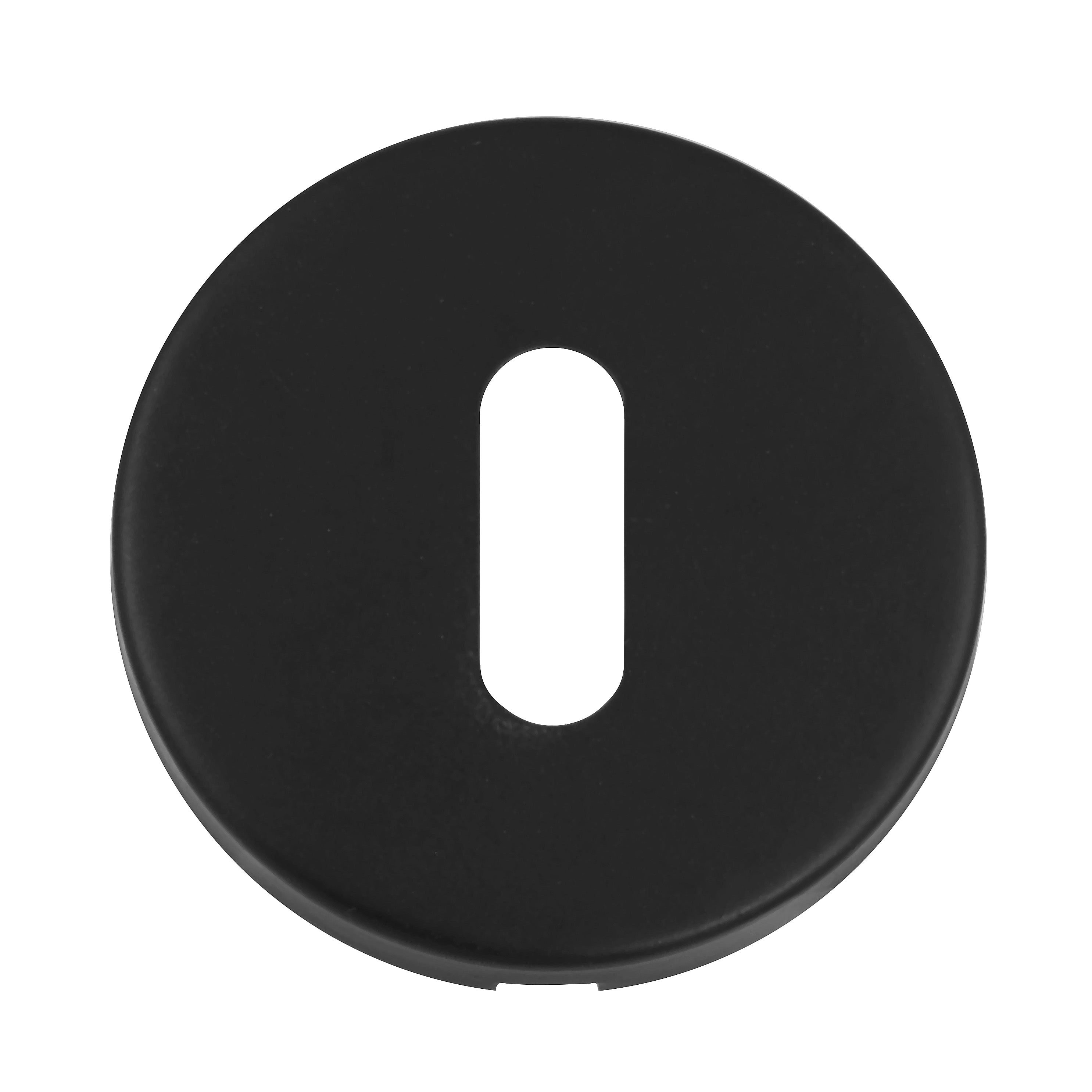 Frisco BLK SS 52x8mm Std Keyway Escutcheon
