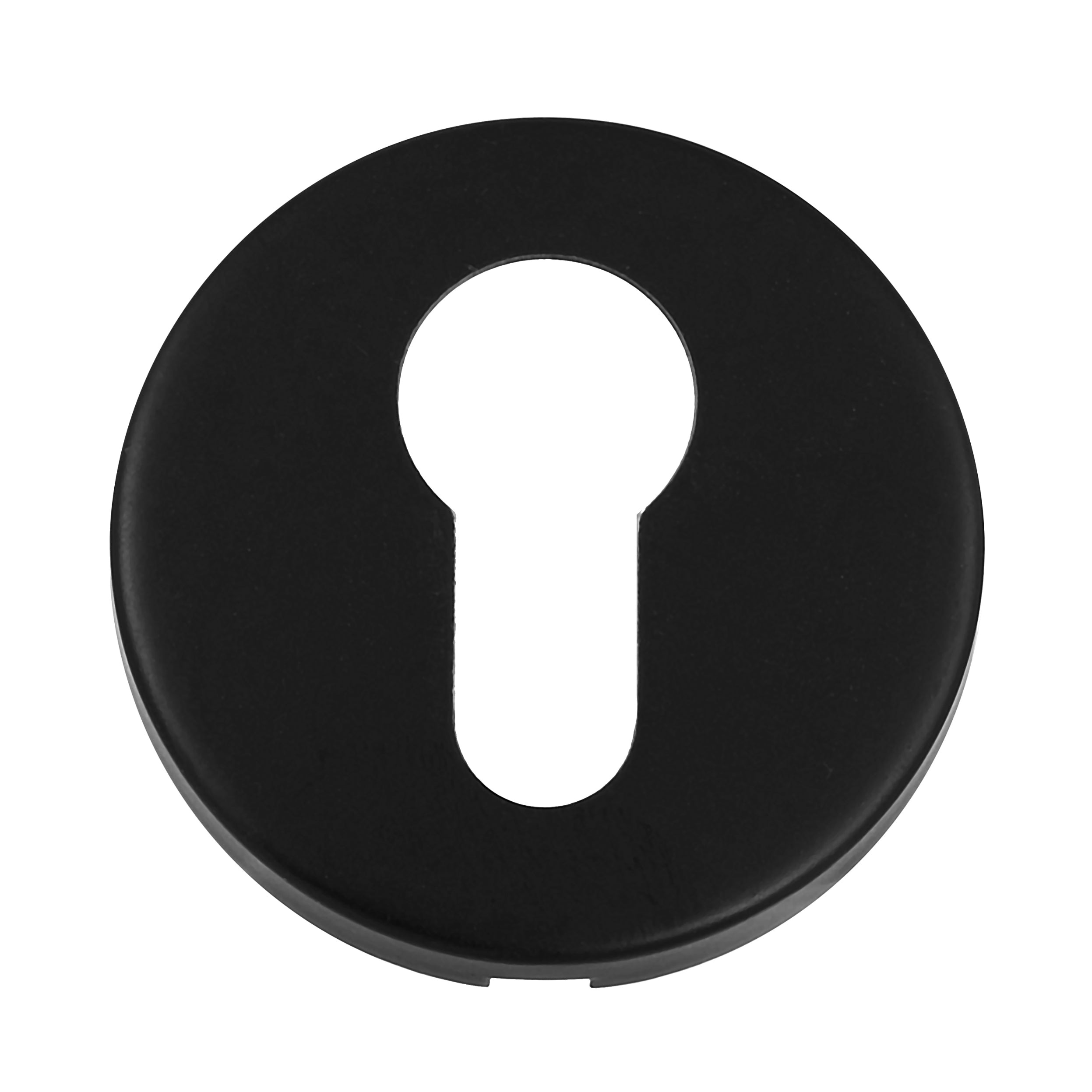 Frisco BLK SS 52x8mm Euro Profile Escutcheon