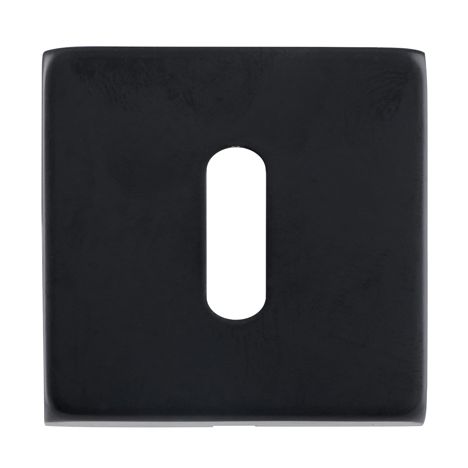 Frisco BLK Square Std Keyway Escutcheon