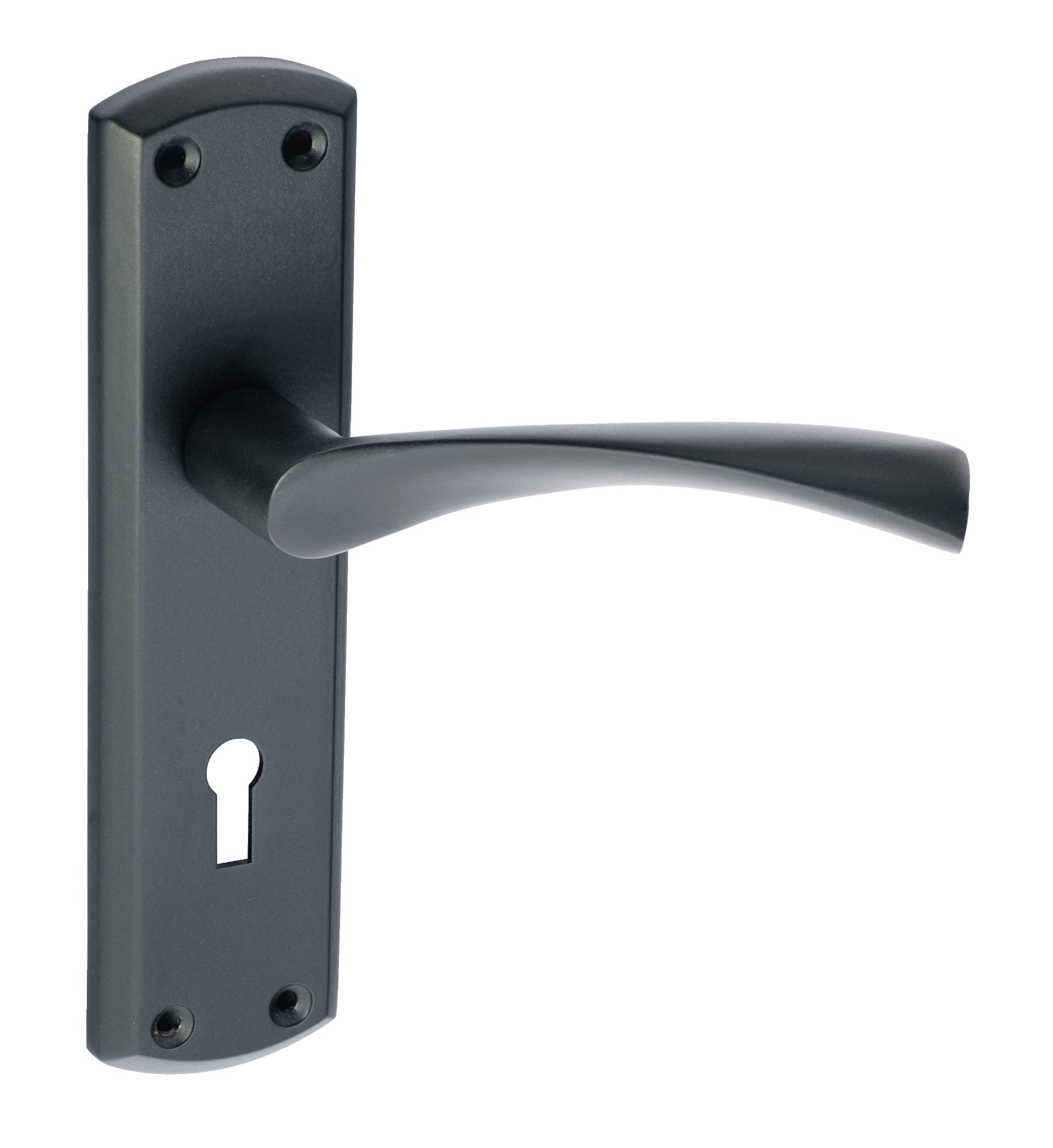 Frisco BLK Monza Lever Lock Set