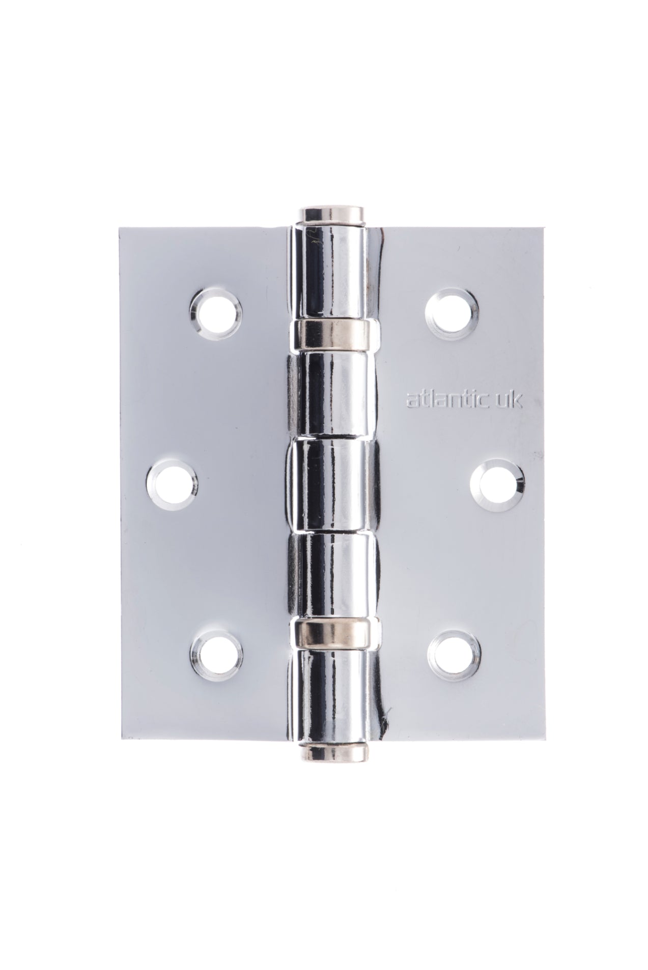 Atlantic Ball Bearing Hinges 3" x 2.5" x 2.5mm - Polished Chrome