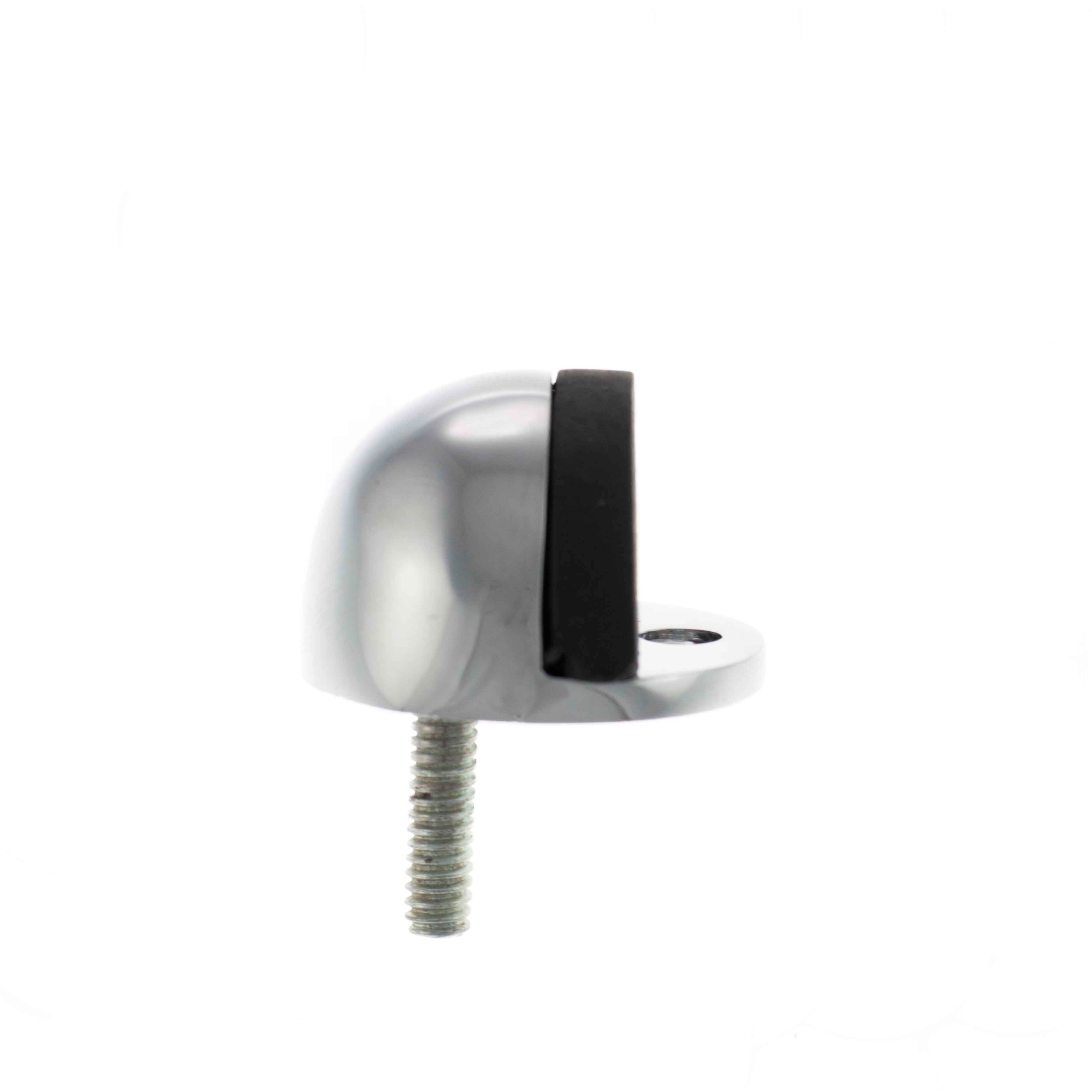 Atlantic Half-Moon Premium Floor Mounted Door Stop - Polished Chrome