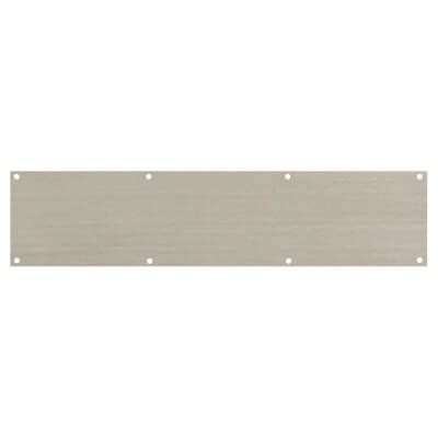 Atlantic Kick Plate Pre drilled with screws 855mm x 150mm - Satin Stainless Steel