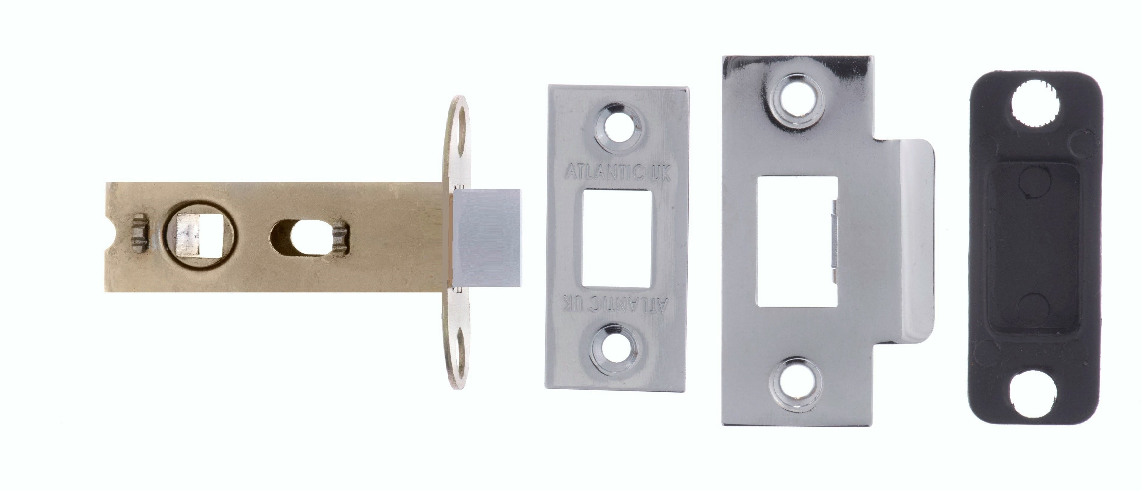 Atlantic Bolt Through Tubular Latch 2.5" - Polished Chrome