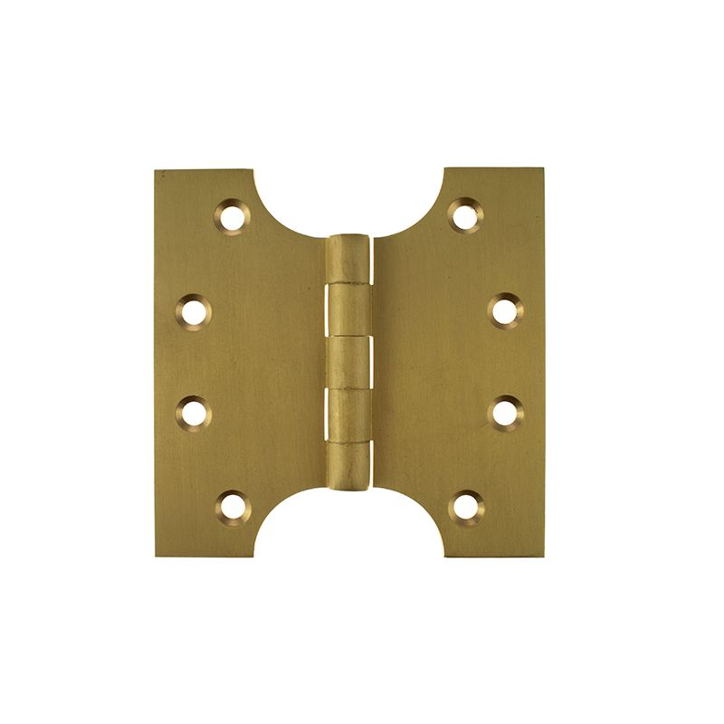 Atlantic (Solid Brass) Parliament Hinges 4" x 2" x 4mm - Satin Brass