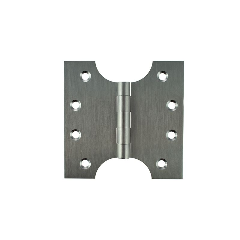 Atlantic (Solid Brass) Parliament Hinges 4" x 2" x 4mm - Satin Chrome
