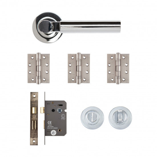 Deanta Arcadia Bathroom Kit - Polished Chrome