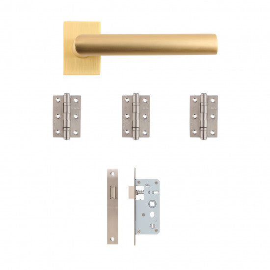 Deanta Ares Urban Latch Kit | 76 X 50 X 2mm Hinges