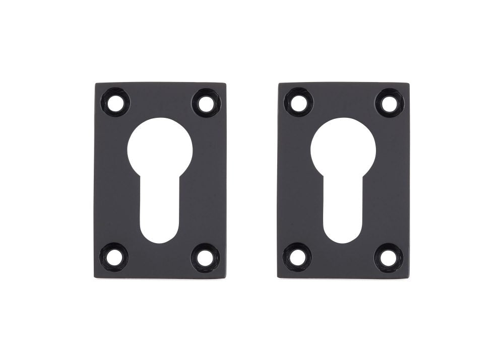 Deanta Slim Escutcheons (Matt Black)