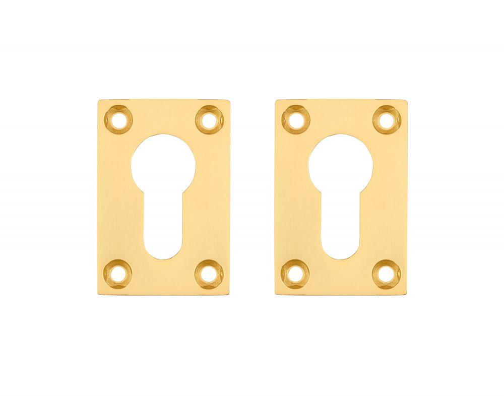 Deanta Slim Escutcheons (Satin Brass)