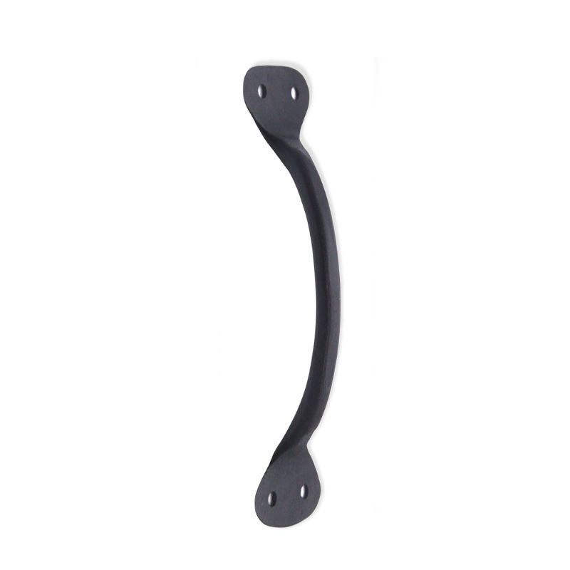 Hammered Pull Handle Large Matt Black