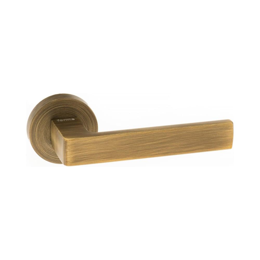 Forme Asti Designer Lever on Minimal Round Rose - Yester Bronze