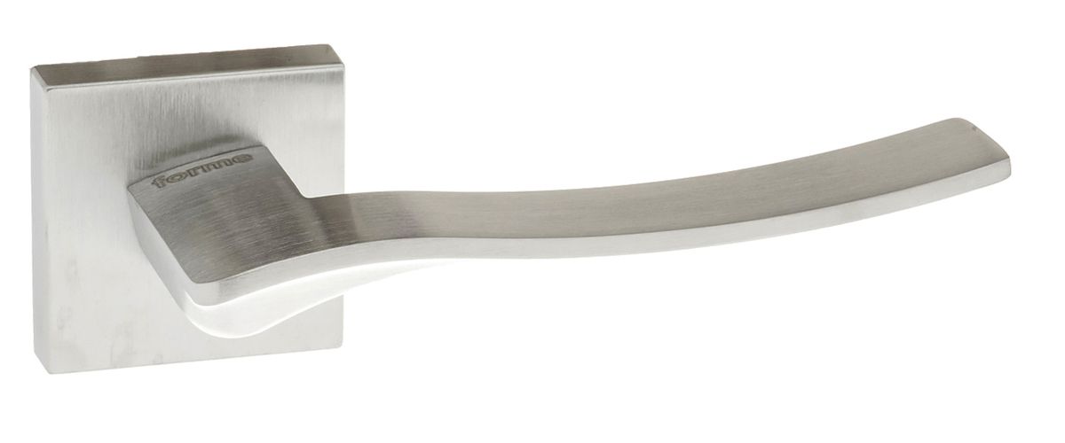 Forme Olimpia Designer Lever on Minimal Square Rose - Satin Chrome