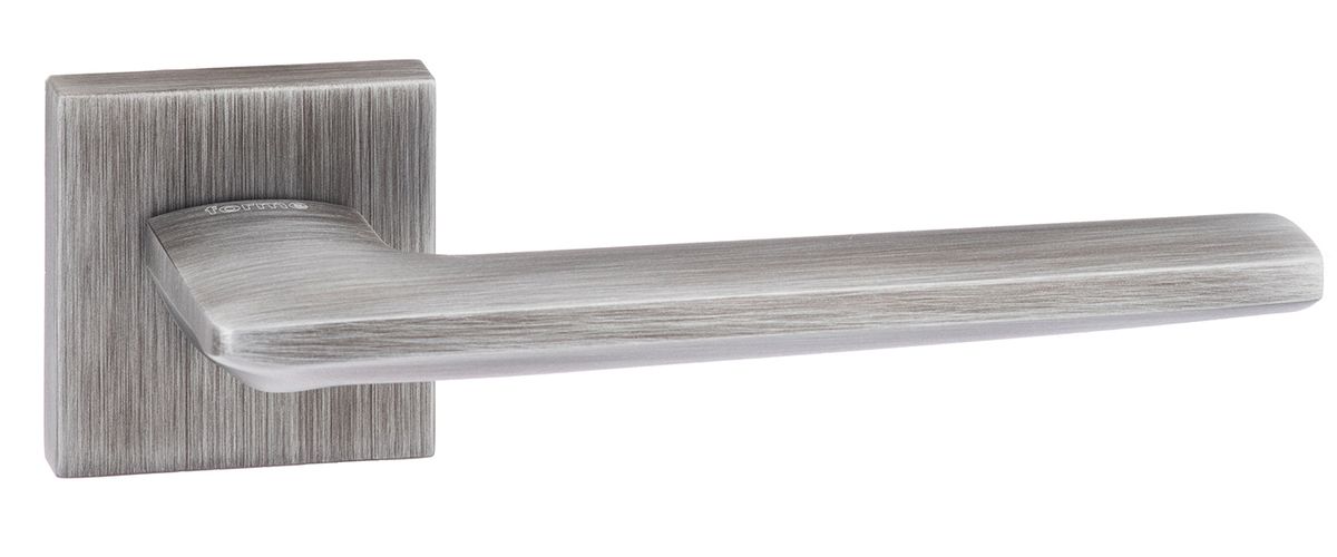 Forme Boston Designer Lever on Minimal Square Rose - Urban Graphite