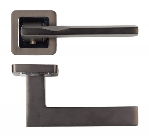 Deanta Hadrian Bathroom Latch Kit (Matt Black Satin)