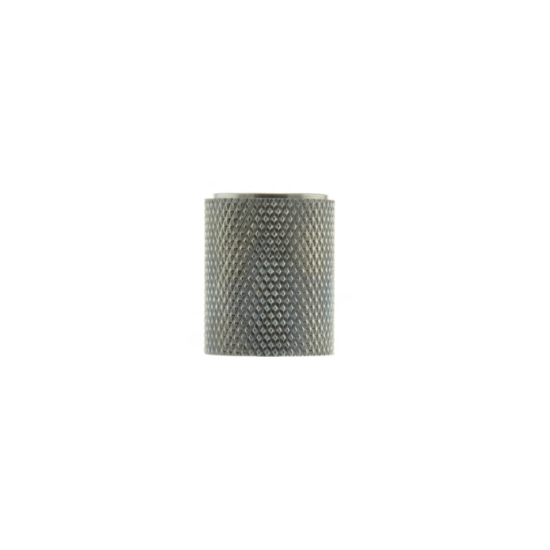 Atlantic Millhouse Brass Watson Cylinder Knurled Cabinet Knob on Concealed Fix - Polished Chrome