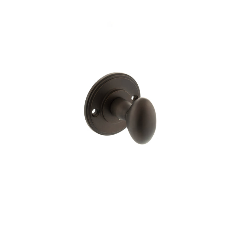 Atlantic Millhouse Brass Solid Brass Oval WC Turn and Release - Urban Dark Bronze