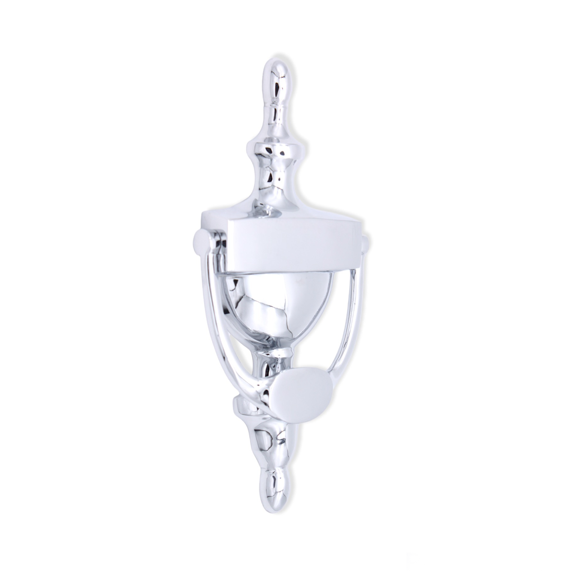 Victorian Door Knocker 200mm Polished Chrome