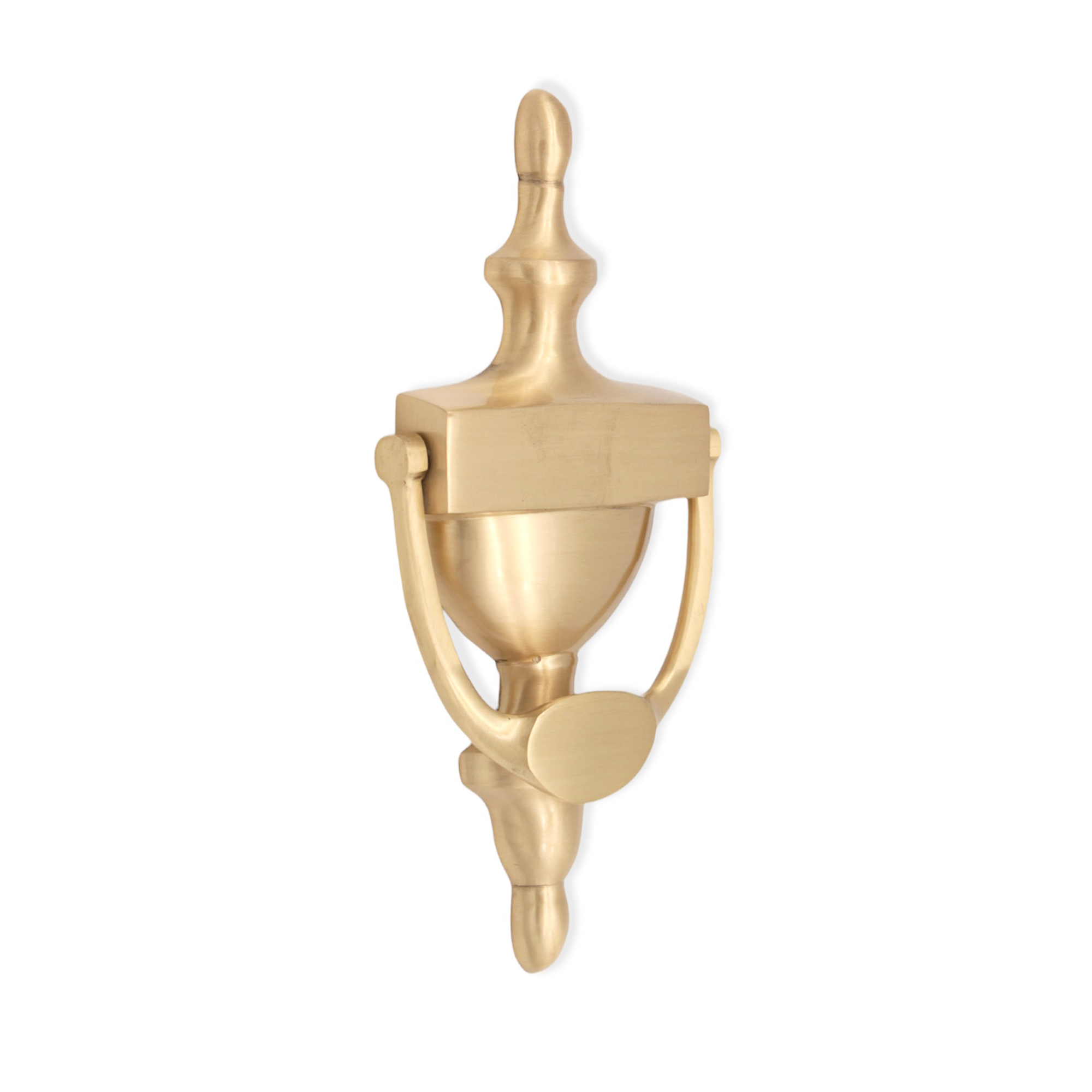 Victorian Door Knocker 200mm Satin Brass