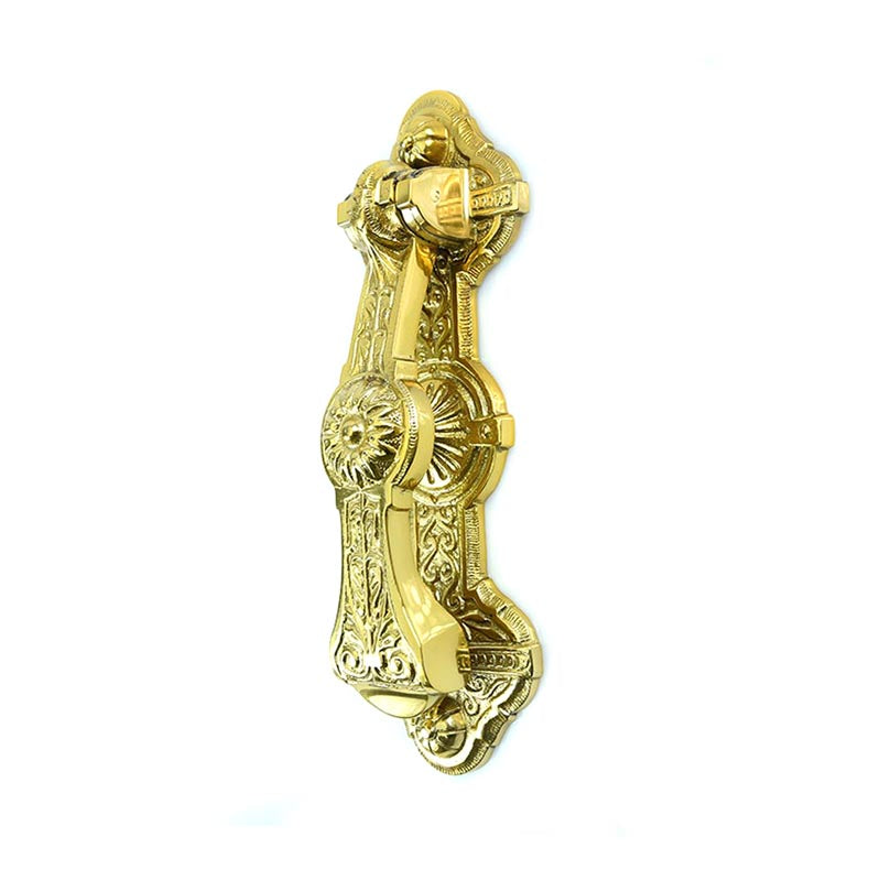 Naptune Door Knocker Polished Brass