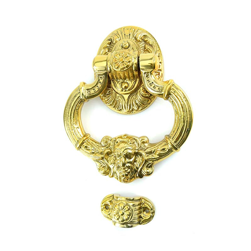 Flair Door Knocker Polished Brass