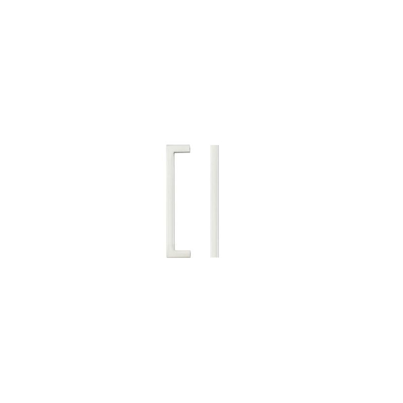 Square Block Cabinet handle 128mm CTC Brushed Nickel Finish-Brushed Nickel Finish