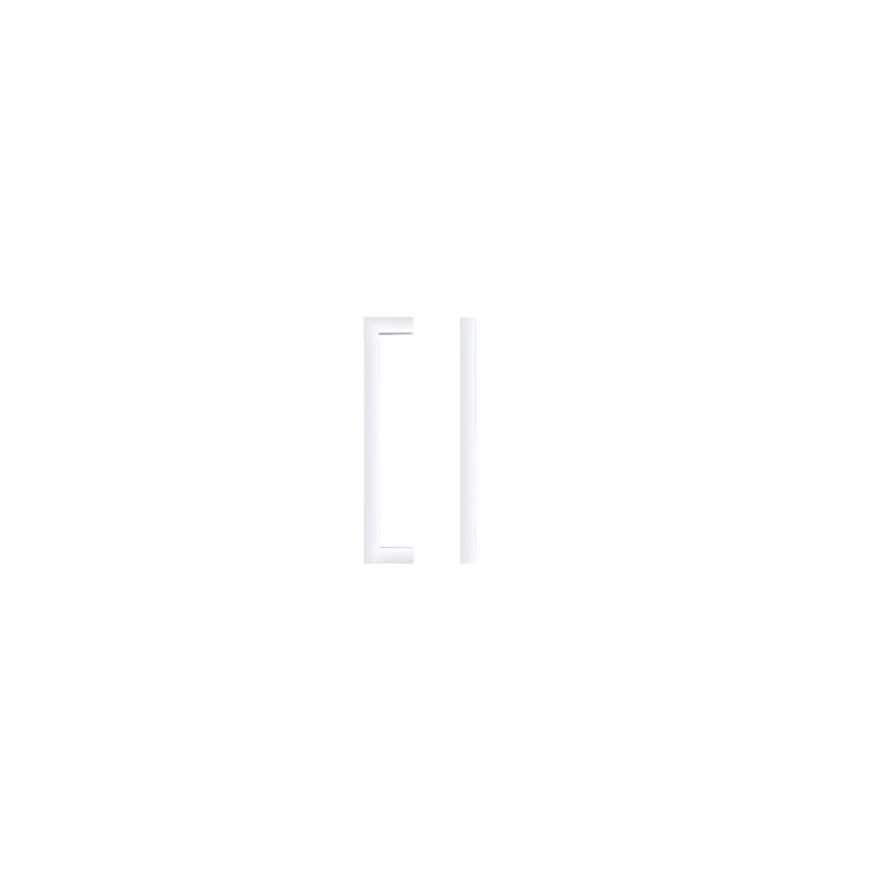 Square Block Cabinet handle 128mm CTC Polished Chrome Finish-Polished Chrome Finish