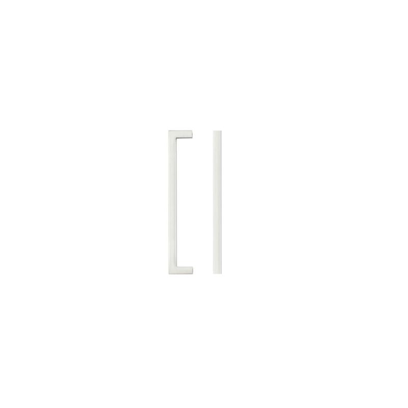 Square Block Cabinet handle 160mm CTC Brushed Nickel Finish-Brushed Nickel Finish