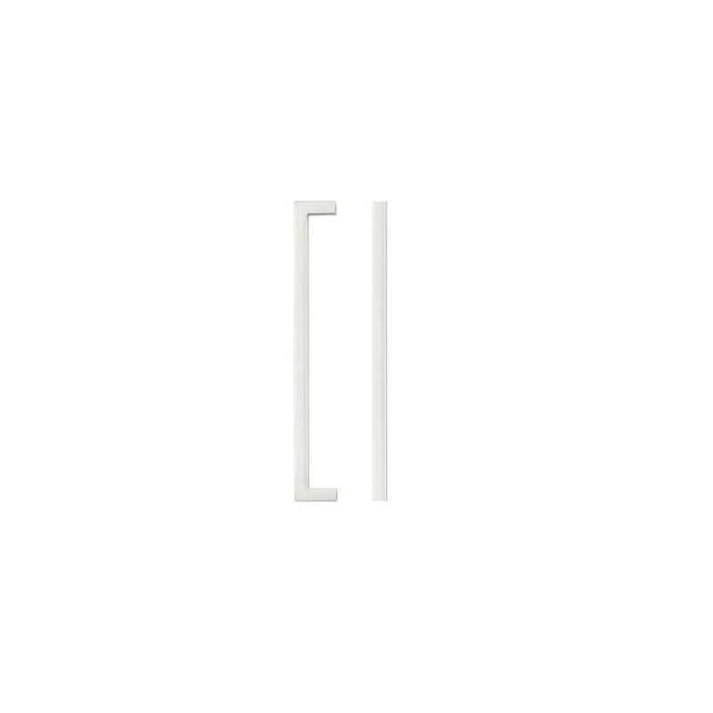Square Block Cabinet handle 192mm CTC Brushed Nickel Finish-Brushed Nickel Finish