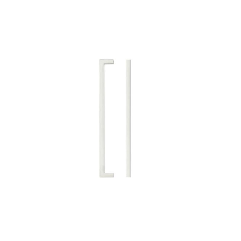 Square Block Cabinet handle 224mm CTC Brushed Nickel Finish-Brushed Nickel Finish