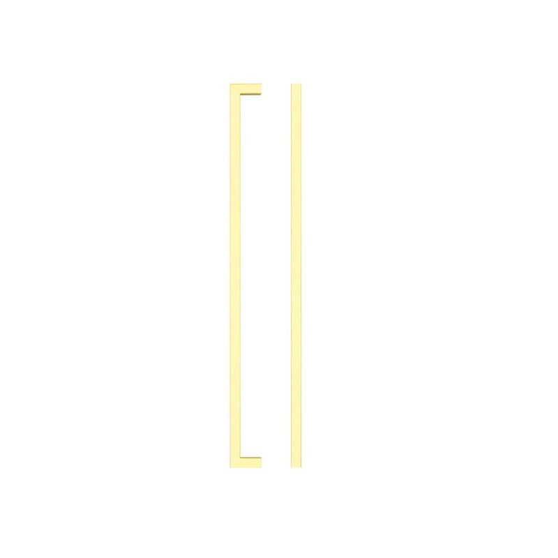 Square Block Cabinet handle 320mm CTC Brushed Gold Finish-Brushed Gold Finish