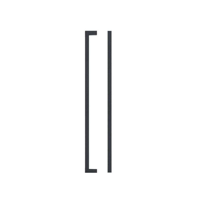 Square Block Cabinet handle 320mm CTC Matt Black Finish-Matt Black Finish