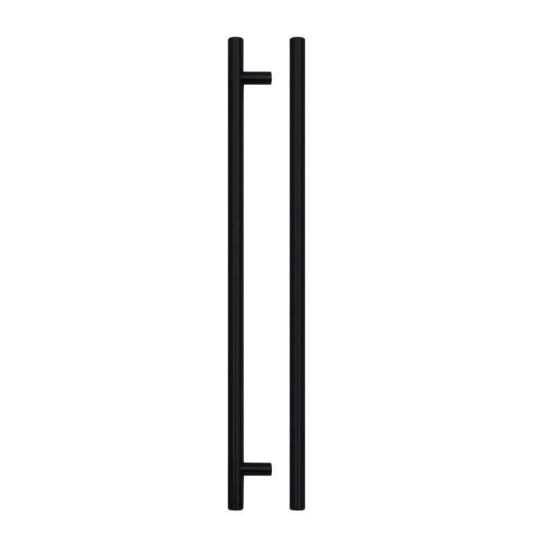 T Bar Cabinet handle 288mm CTC, 348mm Total length Matt Black Finish-Matt Black Finish