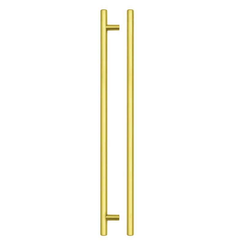 T Bar Cabinet handle 320mm CTC, 380mm Total length Brushed Gold Finish-Brushed Gold Finish