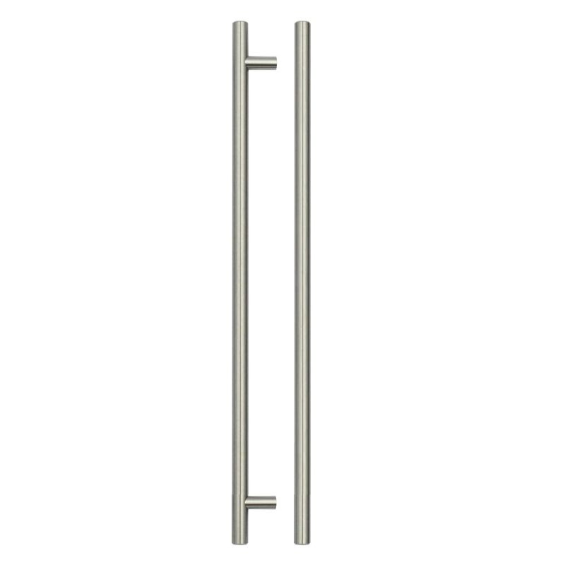 T Bar Cabinet handle 320mm CTC, 380mm Total length Brushed Nickel Finish-Brushed Nickel Finish