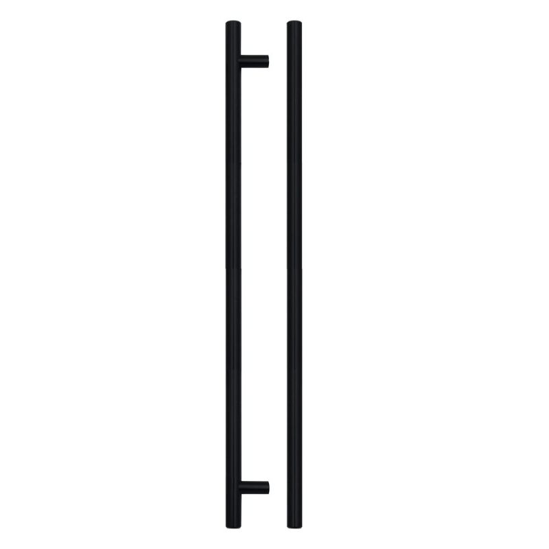 T Bar Cabinet handle 320mm CTC, 380mm Total length Matt Black Finish-Matt Black Finish