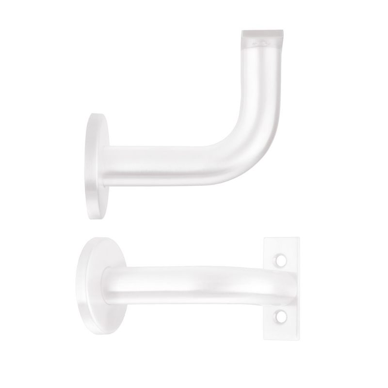 Handrail Bracket - Powder Coated Matt White-Powder Coat White