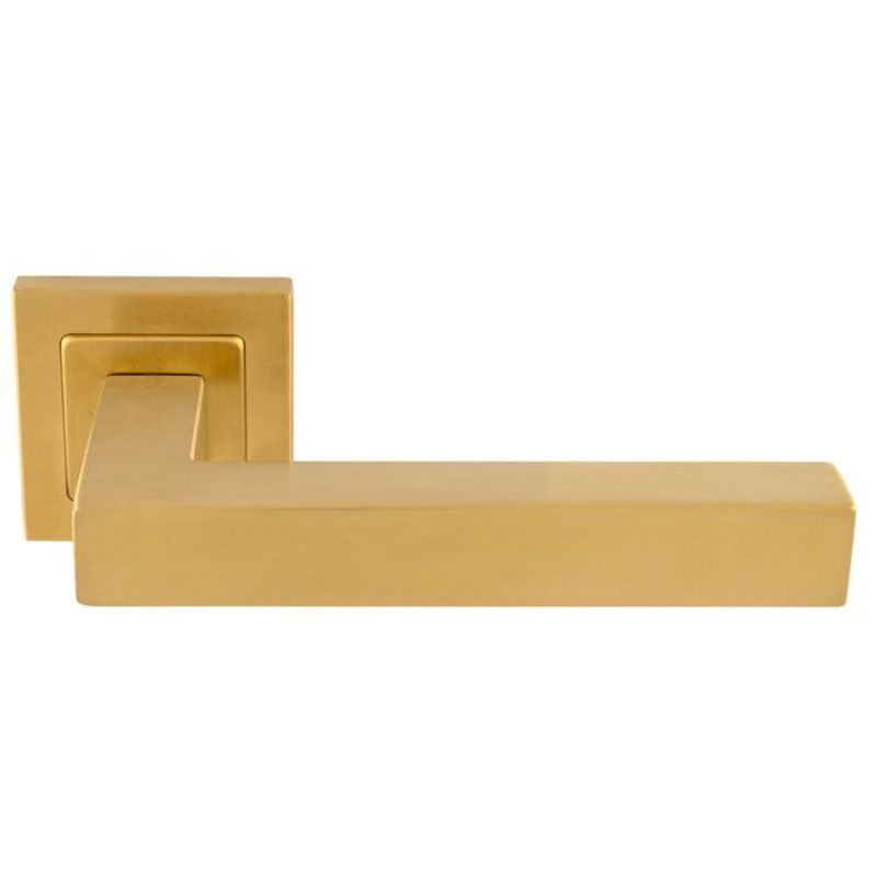 Carlisle Brass Alvar Designer Lever on Sprung Square Rose