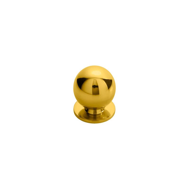 Carlisle Brass Ball Knob Polished Brass 30mm