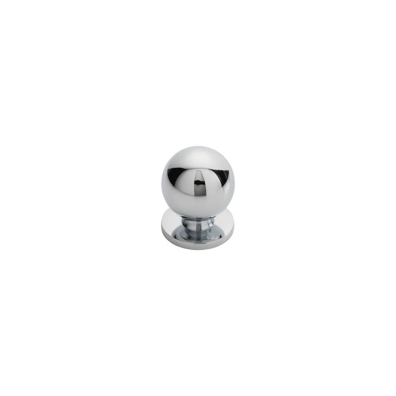 Carlisle Brass Ball Knob Polished Chrome 25mm
