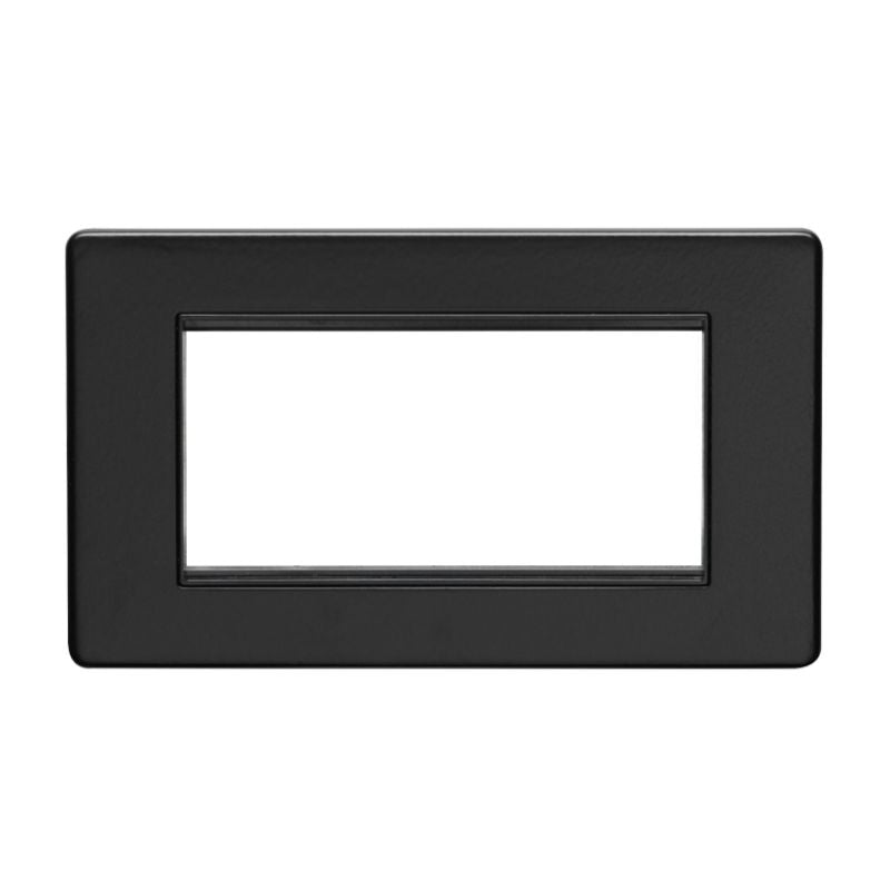 Carlisle Brass 4 gang Module Frame